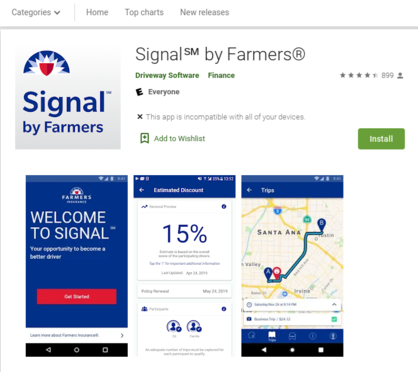 Screenshot of Signals by Farmers on Google Play Store